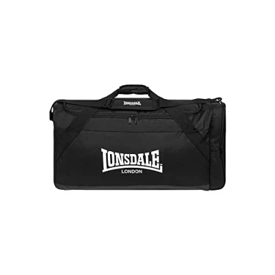 Image of Lonsdale WELNEY Sports Bag Black/White One Size, black / white, standard size