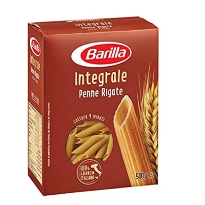 Image of Pasta Barilla Penne rigate integrali wholemeal Italian 500 g