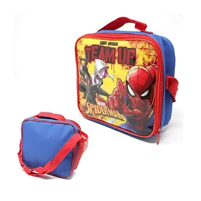 Image of Avengers Spiderman Team Up Lunch Bag School Travel