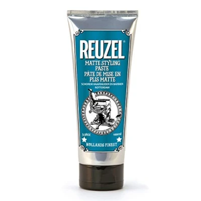 Image of Reuzel Matte Styling Paste Medium, Pliable Hold Adds Thickness, Fullness, and Texture to Hair Contains Moisturizing Oils Easy Use No Shine Water Soluble for Rinsing 100 ml