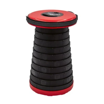 Image of WEDO SITTOGO®NXT Telescopic Camping Stool TÜV &amp; GS Tested Improved Second Generation Weight 1.27 kg Load Capacity 150 Colour Red