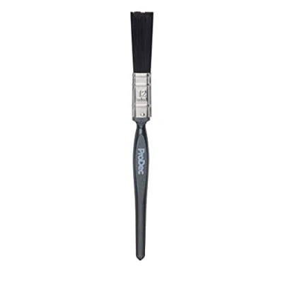 Image of ProDec 0.5 Inch Trade Pro Mixed Bristle Professional Paint Brush for a Smooth Finish Painting with Emulsion, Gloss and Satin Paints on Walls, Ceilings, Wood Metal, 12 mm