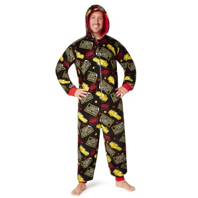Image of Only Fools and Horses Adult Onesie for Men Cosy Hooded Fleece Onesies M 3XL Lounge Wear Funny Gifts Him (Multicolor, XL)