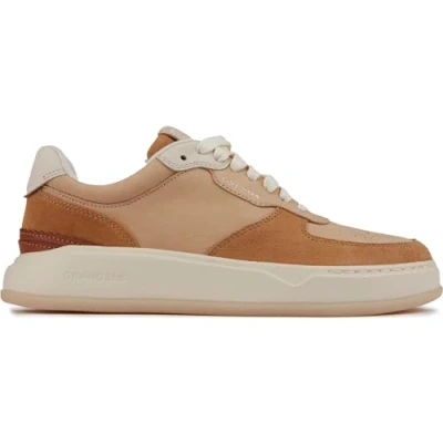 Image of Cole Haan Womens Crossover Sneaker Trainers Tan Leather Size UK 7