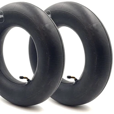 Image of BlackRing 2x 4.80/4.00 8 Inner Tubes Bent Valve TR87 Also Fits 4.00 &amp; 400x100 Wheelbarrow Cart Truck Trolley 4.80
