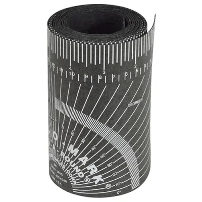 Image of JACKSON SAFETY CURV O MARK Wrap A Round Welding/Pipefitting Lay Out Ruler Tool Extra Large (Length: 7&#039;), Black 177b, J1860