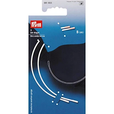 Image of Prym White (Size F115) Bra Underwires 1 Count
