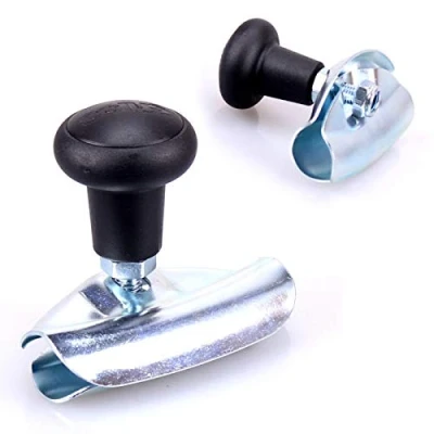 Image of TRUCK DUCK® Universal Car Steering Wheel Knob Aid Swivel Lever Quick Handlebar Fixed for Lorry Transporter Bus Tractor