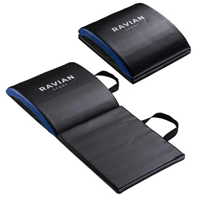 Image of RAVIAN Sit Up Pad Fitness Mat Waist Abdominal and Core Trainer for Full Range of Motion ab Exercise, Perfect Relief from Back pain, Yoga, gym &amp; Home workout Men Women