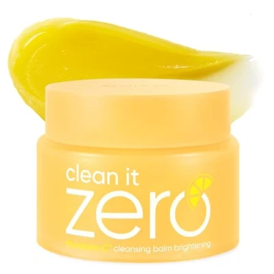 Image of BANILA CO Clean it Zero Brightening Cleansing Balm Korean Makeup Remover for Radiant Complexion Vegan Made with Vitamin C &amp; Citrus Extract (100ml / 3.38 fl.oz)