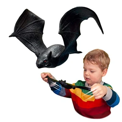 Image of Rep Pals Bat, stretchy Toy from Deluxebase. Super animal replicas that feel real, great for kids