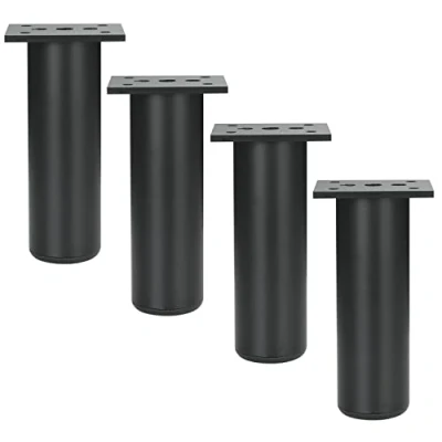 Image of Qrity 120mm Furniture Legs Cabinet Feet Aluminum Alloy Kitchen Sofa Metal Table Worktop Bar TV Desk