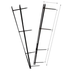 Image of GBC Desktop Velobinder Binding Strips 45mm A4 Black 9741635