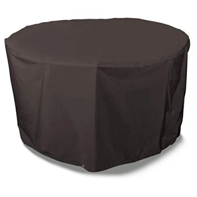 Image of Bosmere All Weather Round Patio Set Cover 4 Seat, 100% Waterproof, UV Protected, Heavy Duty 600D Oxford Fabric, D163 H90cm A515XLC