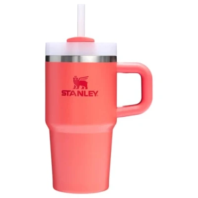 Image of Stanley Quencher H2.O FlowState™ Tumbler w/Handle 20 OZ Hot Coral