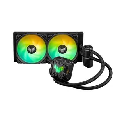 Image of ASUS TUF Gaming LC II 240 ARGB All in One Liquid CPU Coolers with Aura Sync, 2X 120mm Radiator Fans, Reinforced Tubing, and 6 Year Warranty; Compatible Latest Intel&amp;AMD CPUs