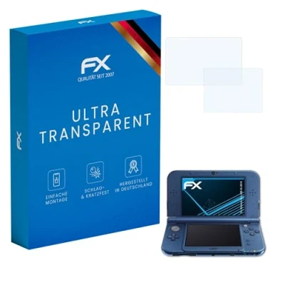 Image of atFoliX Screen Protection Film compatible with Nintendo New 3DS XL 2015 Protector, ultra clear FX Protective (Set of 3)