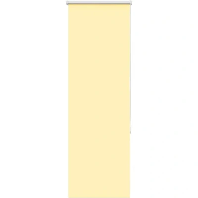 Image of vidaXL Roller Blind Blackout Red 45x130 cm Fabric Width 40.7 Polyester