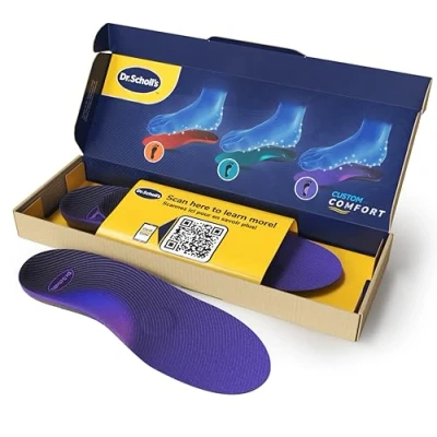 Image of Dr. Scholl&#039;s Plantar Fasciitis Insoles, Insoles for Men, Women, Arch Support Orthotic Shoe Flat Feet, Inserts, Metatarsalgia Custom Fit 510