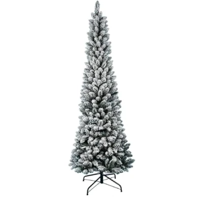 Image of Megashopitalia Christmas Tree, Polyvinyl Chloride Synthetic PVC, Snowy, 210 cm
