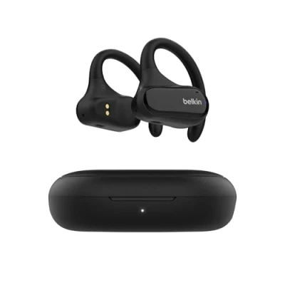 Image of BELKIN SoundForm ClearFit Wireless Bluetooth Sports Earbuds Black, Black