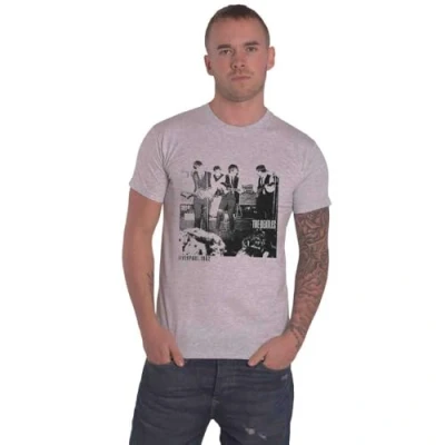 Image of The Beatles Men&#039;s Cavern 1962 T Shirt, Grey, Medium