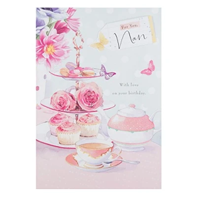 Image of Hallmark Nan Birthday Card &#039;With Love&#039; Medium