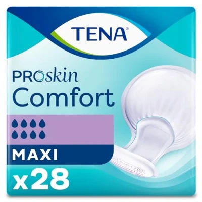 Image of Tena Proskin Comfort Maxi Incontinence Pad 28 Pieces