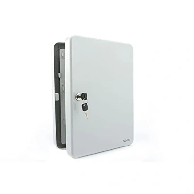 Image of Burg Wachter KC110 110 Hook Key Cabinet, Grey, Hooks