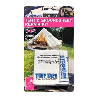 Image of STORMSURE Tent Bivvy Groundsheet Awning Camping Waterproof Repair Kit RKTENT