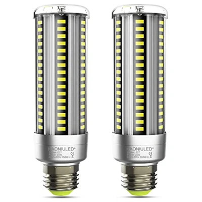 Image of E27 LED 25W Bulbs, Cool White Light 3000LM Replacement 250W Incandescent Bulb, Corn Bulb Lamps, Cob Candle Lamp, Energy Saving Pack of 2