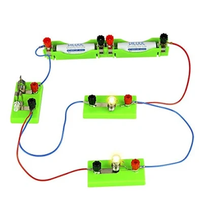 Image of DollaTek Physics Experiment Equipment Series Parallel Introduction Circuit Science Education Set