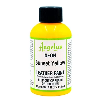 Image of Angelus Leather Paint Sunset Yellow