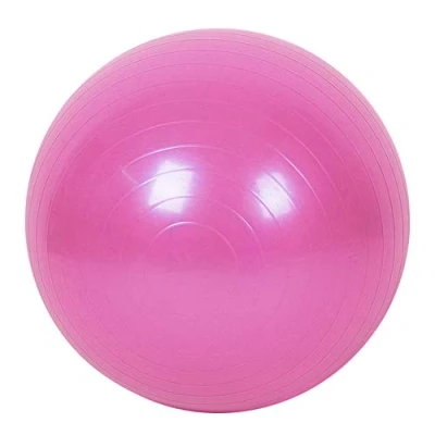 Image of mothcattl Exercise Ball, 45cm Anti Burst Gym Ball with Pump, Swiss for Yoga, Pilates, Pregnancy &amp; Fitness Pink