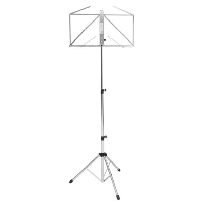 Image of KINSMAN PREMIUM SERIES MUSIC STAND AND BAG CHROME (OPS55)