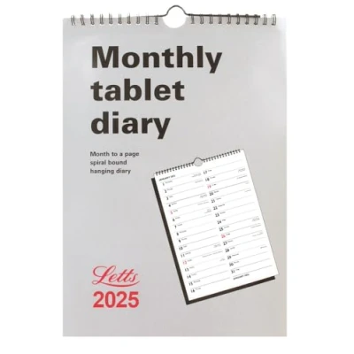Image of Letts of London 2025 Monthly Tablet Diary