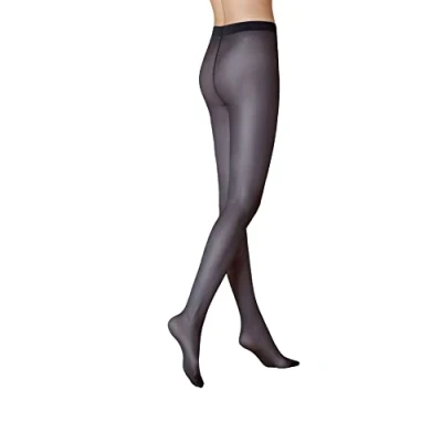 Image of KUNERT Women&#039;s SATIN LOOK 20 DEN Tights,Blue (Marine 0880),36/38