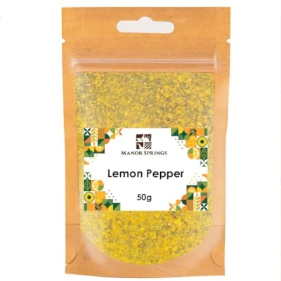 Image of Lemon Pepper Seasoning 50g by Manor Springs