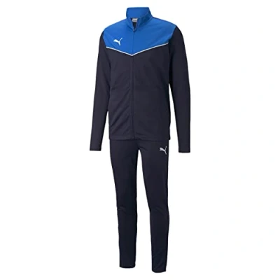Image of PUMA Men&#039;s Individualrise Tracksuit Track Suit, Electric Blue Lemonade Peacoat, S UK