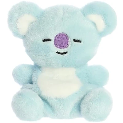 Image of Aurora Lovable BT21 Palm Pals KOYA Stuffed Animal Collectible Fun Delightful Cuteness Blue 5 Inches