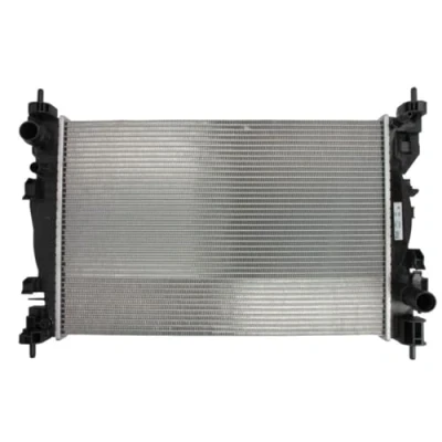 Image of 50514474 Engine radiator NISSENS 60064 Aluminium 610mm 408mm 26mm with gaskets/seals without expansion tank, frame Brazed cooling fins