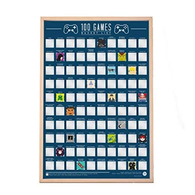 Image of Gift Republic GR630016 Scratch Off Bucket List Video Games