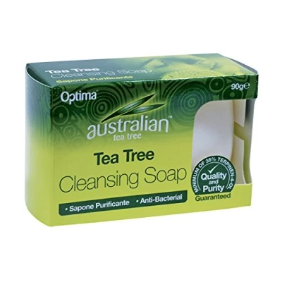 Image of THREE PACKS of Australian tea tree Cleansing Soap 90g