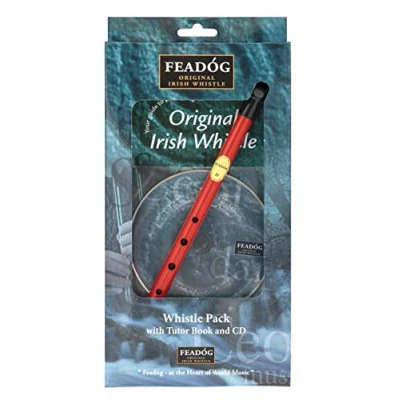 Image of Feadog Red D Whistle Triple Pack, FW03R