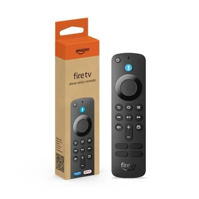 Image of Amazon Alexa Voice Remote with TV controls, requires compatible Fire device