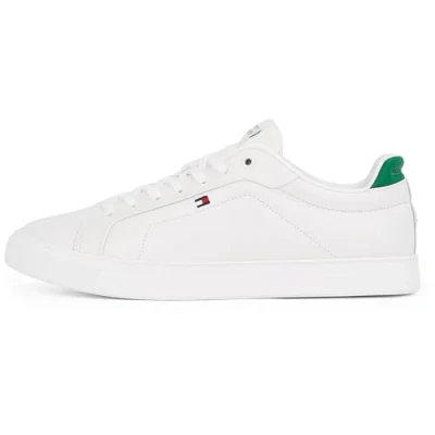 Image of Tommy Hilfiger Men&#039;s ICON Court PINPERF LTH, White (Ecru), 6.5