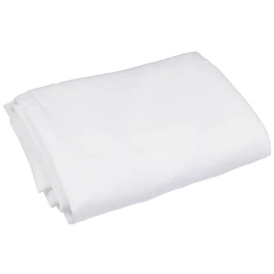 Image of Soleil d&#039;ocre Alix Stain Resistant Tablecloth 180 cm Round White