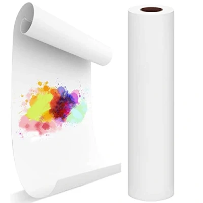 Image of Drawing Paper Roll, White Arts 44cm x 15m Recycled Wrapping Easel Painting Sketching for Toddlers Children Kids Students (44cm 15m)