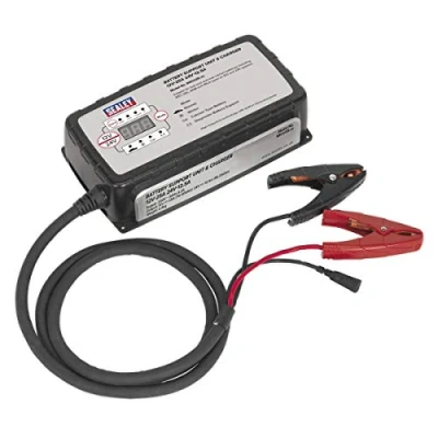 Image of Sealey Bscu25 Battery Support Unit and Charger 12V 25A 24V 12.5A
