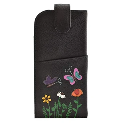 Image of Mala Leather Sophia Glasses Case 5159 42 (Black)